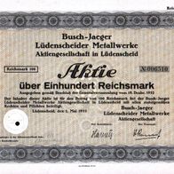 Lot 100 x Busch-Jaeger Lüdenscheider Metallwerke 1933 100 RM