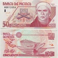 Mexiko 50 Pesos 2002 / Pick.117b - Fast Kassenfrisch / Au