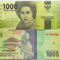 Indonesien 1000 Rupiah 2016 / Pick.154 - Kassenfrisch / Unc