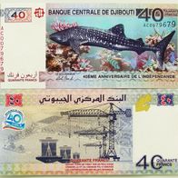 Djibouti 40 Francs 2017 / Pick.46 - Kassenfrisch / Unc