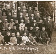 Friedrichsgrün, Klassenfoto, 1918
