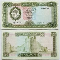 Libyen 5 Dinars 1972 / Pick.36