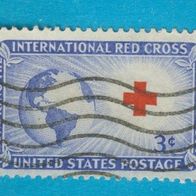 USA 1952 Mi.635 gest. Internationales Rotes Kreuz