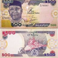 Nigeria 500 Naira 2001 / Pick.30a