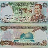 Irak 25 Dinars 1986 / Pick.73 - Kassenfrisch / Unc
