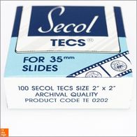 Secol Tecs TE 0202 Polyester-Schutzhülle für KB-Dia-Rahmen 100 Stück NEU!