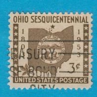 USA 1953 Mi.637 gest. 150 Jahre Staat Ohio