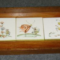 3 x L. Wünsche Kacheln Weimar Bienen Motive Humor Bienenreich 7,5 x 7,5 cm