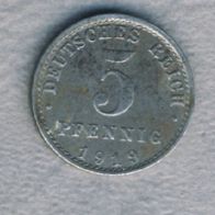 Kaiserreich 5 Pfennig 1919 A