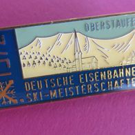 Deutsche Eisenbahner Ski Meisterschaft Oberstaufen 1972 22 x 50 mm