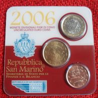 San Marino 2006 KMS Münzenset im Blister