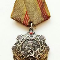 UdSSR Orden des Arbeitsruhms III Klasse / Nr.180858 Silber