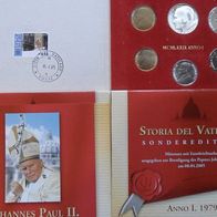 Vatikan 1979 Münzsatz - Sonderedition mit Briefmarke * *