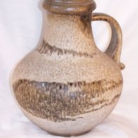 Scheurich Fat-Lava Keramik Henkel-Vase, W.-Germany 423 28, 70er Jahre
