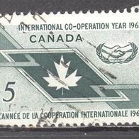 Kanada, 1965, Mi. 381, Intern. Zusammenarbeit, 1 Briefm., gest.