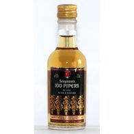 Seagram´s 100 Pipers Deluxe Scotch Whisky Miniaturflasche Mignon Miniature RAR