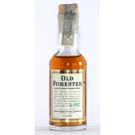 Old Forester Kentucky Straight Bourbon Whisky Miniaturflasche Miniature Mignon