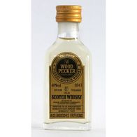 OLD WOOD PECKER Gold Label Finest Scotch Whisky Miniaturflasche Mignon Miniature