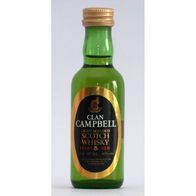 Clan Campbell Light Blended OLD Whisky Scotch Miniaturflasche Mignon Miniature