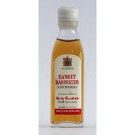 HANKEY Bannister Old Scotch Whisky Miniaturflasche Mignon Miniature RAR