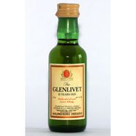 Glenlivet Old Unblended all malt Scotch Whisky Miniaturflasche Mignon Miniature