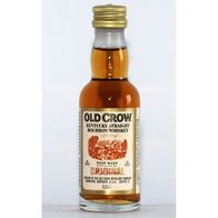 Old Crow Original Kentucky Bourbon Whisky Miniaturflasche Mignon Miniature RAR