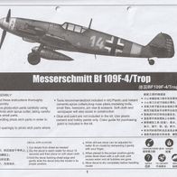 Bauplan Messerschmidt Bf 109F-4/ Trop 1:32