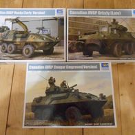 1/35 Trumpeter 01503 Husky + 01504 Cougar + 01505 Grizzly