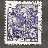 Briefmarke DDR: 1953 - 6 Pfennig - Michel Nr. 364
