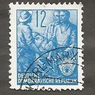 Briefmarke DDR: 1953 - 12 Pfennig - Michel Nr. 367