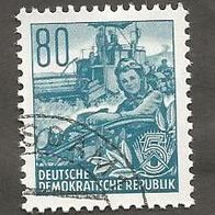 Briefmarke DDR: 1953 - 80 Pfennig - Michel Nr. 378