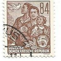 Briefmarke DDR: 1953 - 84 Pfennig - Michel Nr. 379