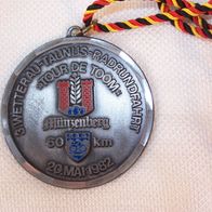 Medallie-3. Wetterau Taunus Radrundfahrt Tour De Toom, Münzenberg 60 Km 20. Mai 1982