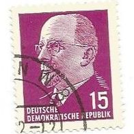 Briefmarke DDR: 1961 - 15 Pfennig - Michel Nr. 847