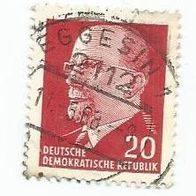 Briefmarke DDR: 1961 - 20 Pfennig - Michel Nr. 848