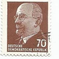 Briefmarke DDR: 1963 - 70 Pfennig - Michel Nr. 938