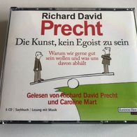 CD Richard David Precht - Die Kunst, kein Egoist zu sein [Hörbuch 5 CD´s]