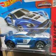 Hot Wheels Aston Martin Vantage GT3 blau.