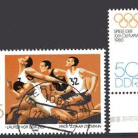 DDR 1980 Olympische Sommerspiele, Moskau (I) MiNr. 2503 - 2505 gestempelt
