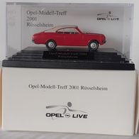 Wiking 1:87 Opel Commodore A Coupe rot-hellcreme Opel Modell Treff 2001 PC-Box