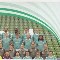 Werder Bremen Panini Sammelbild 2007 Mannschaftsbild 2 Bildnummer 92
