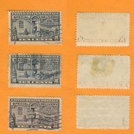 USA 1922/27 Mi.258 oder 258.c gest. 3 verschiedene Farben