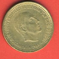 Spanien 1 Peseta 1966 ( * 70 )