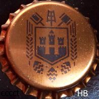 Pfungstädter Brauerei Bier Kronkorken 2021 in neu und unbenutzt mit Wappen, kupfer