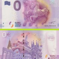 0 Euro Schein Musee du Cheval UEDL 2016-2 selten Nr 7372