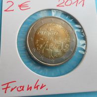 Frankreich 2011 2 Euro Gedenkmünze Féte bankfrisch
