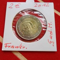 Frankreich 2012 2 Euro Gedenkmünze Pierre bankfrisch