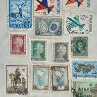 kleines Konvolut alter Briefmarken aus Argentinien ab 1928 und jünger ! Lot 1v.2