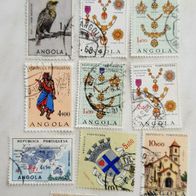kleines Konvolut alter Briefmarken aus Angola (Afrika) um 1968 und älter ! Lot 2