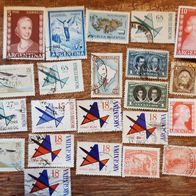 kleines Konvolut alter Briefmarken aus Argentinien ab 1910 und jünger ! Lot 2v.2